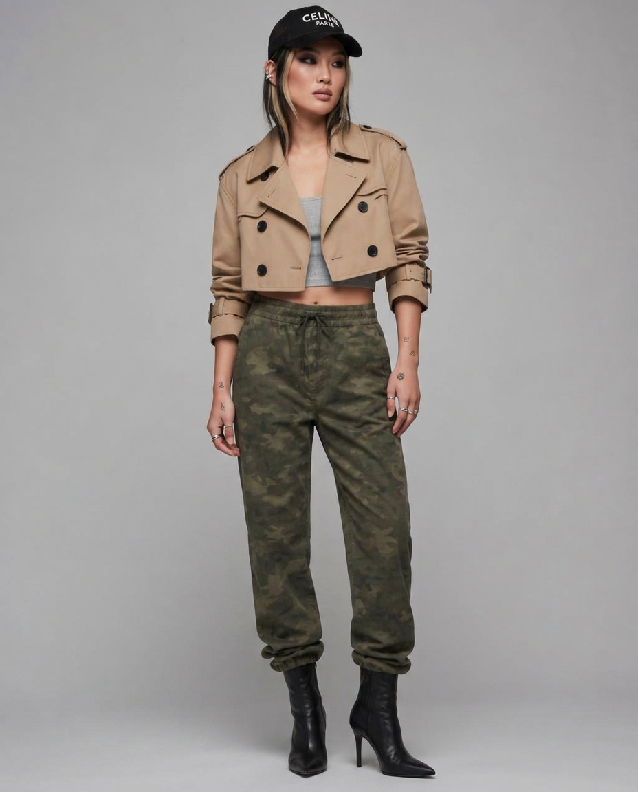 TAN TRENCH BLAZER