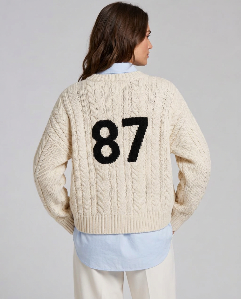 87 CABLE KNIT SWEATER