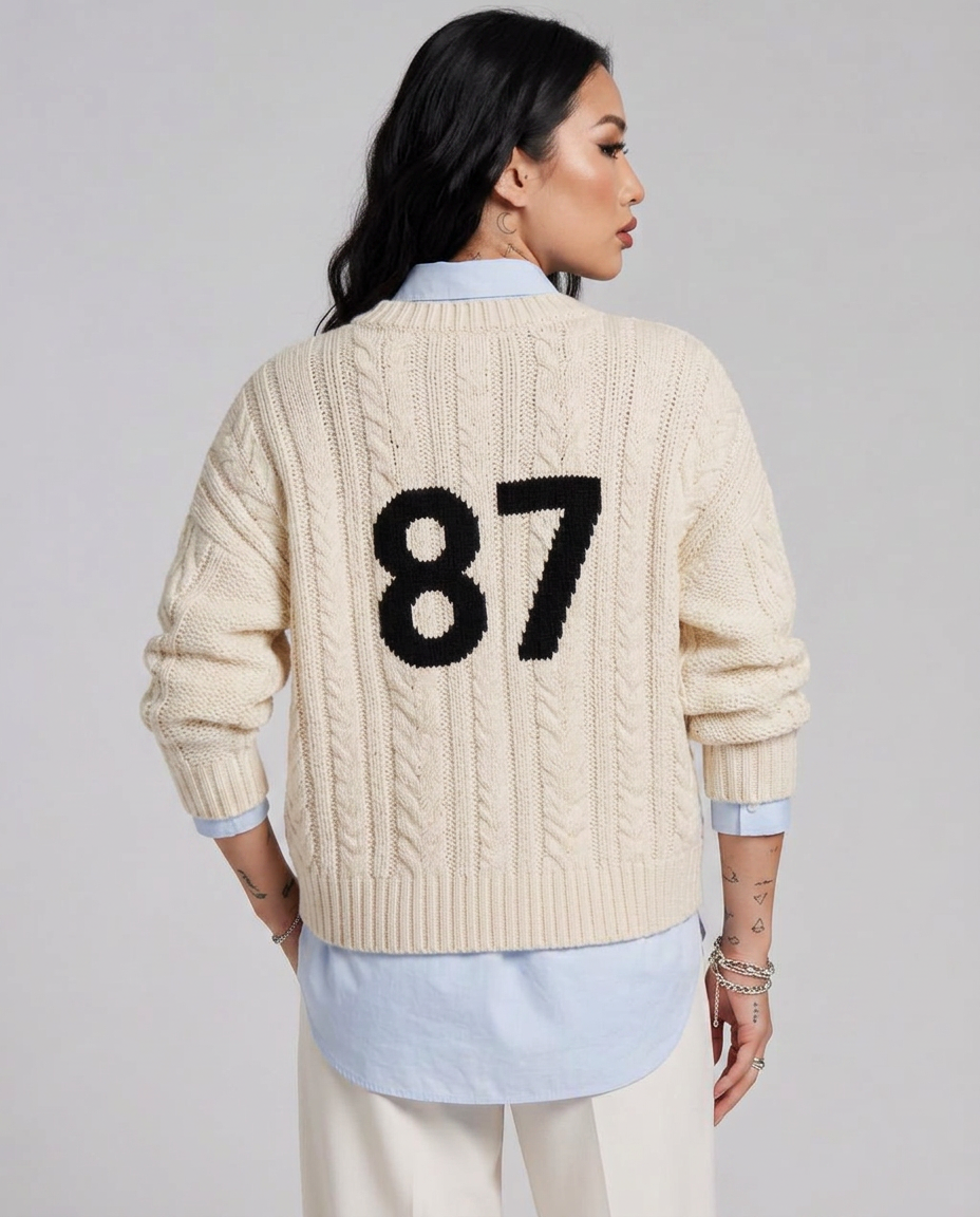 87 CABLE KNIT SWEATER
