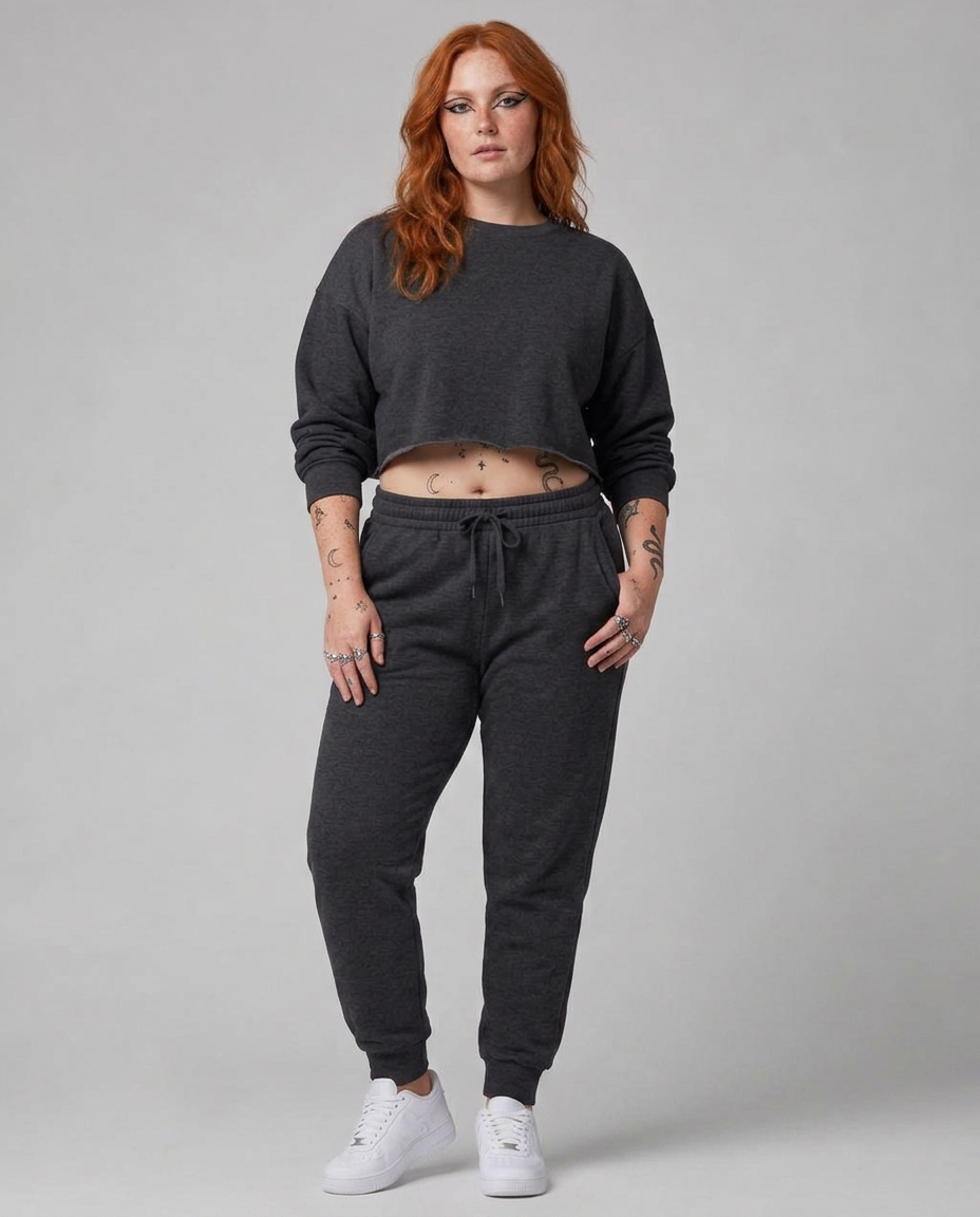 CROPPED SWEAT & JOGGER SET