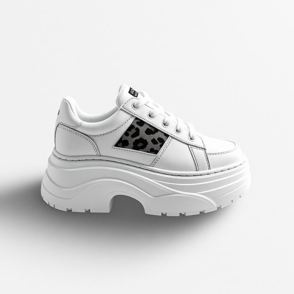 LEOPARD PLATFORM SNEAKER