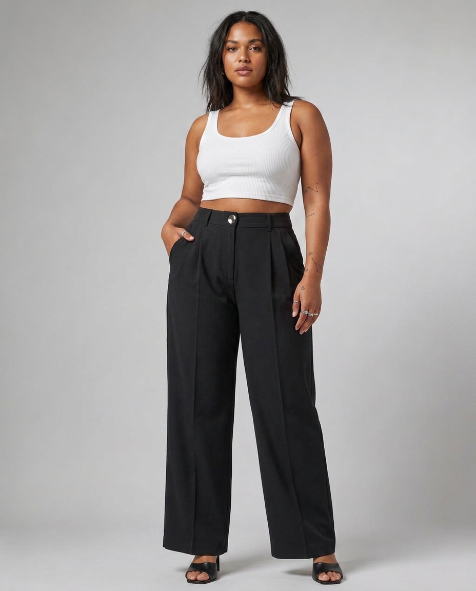 HIGH WAIST TAILORED TROUSER